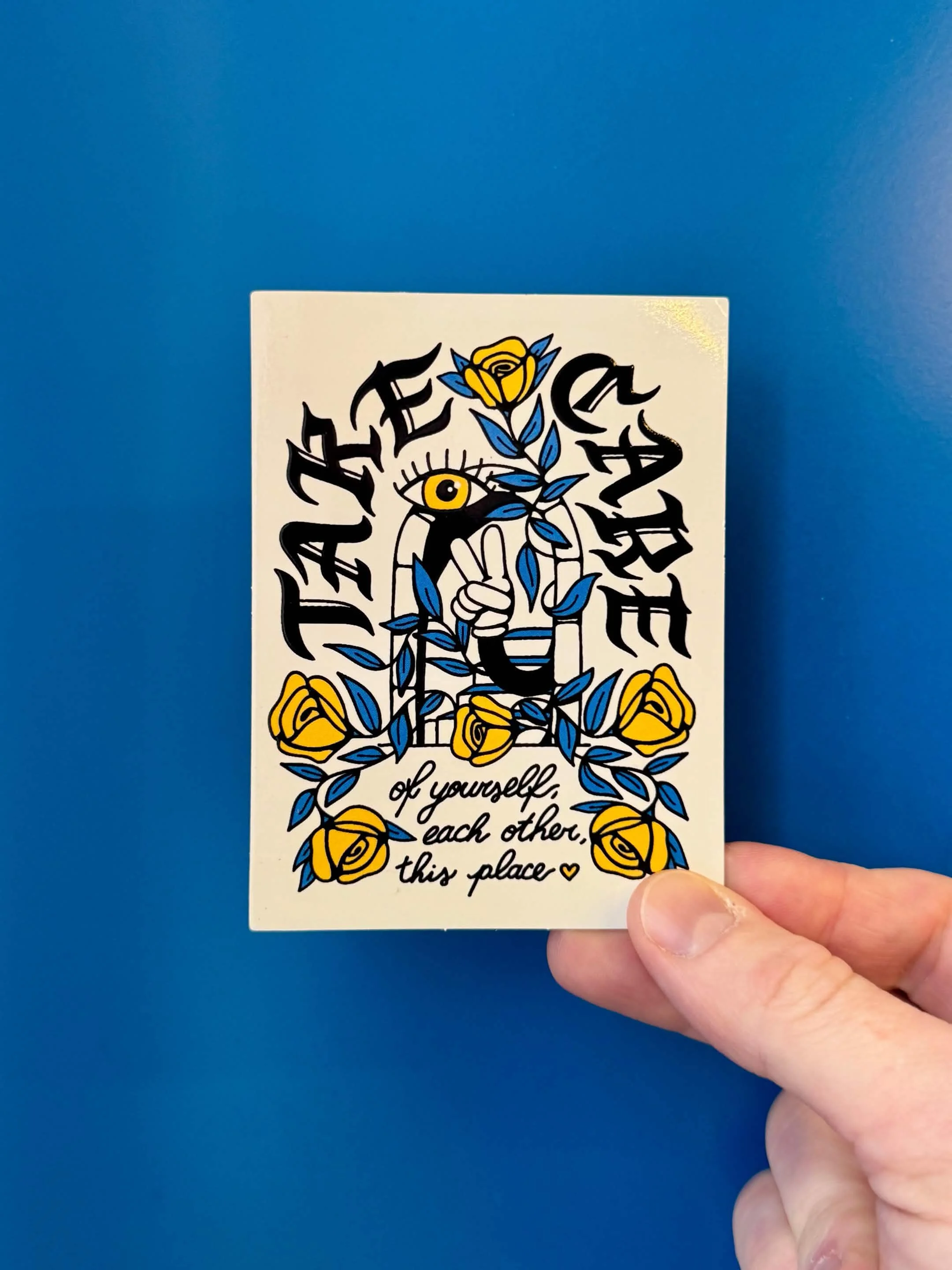 Take Care Sticker Pack — both stickers