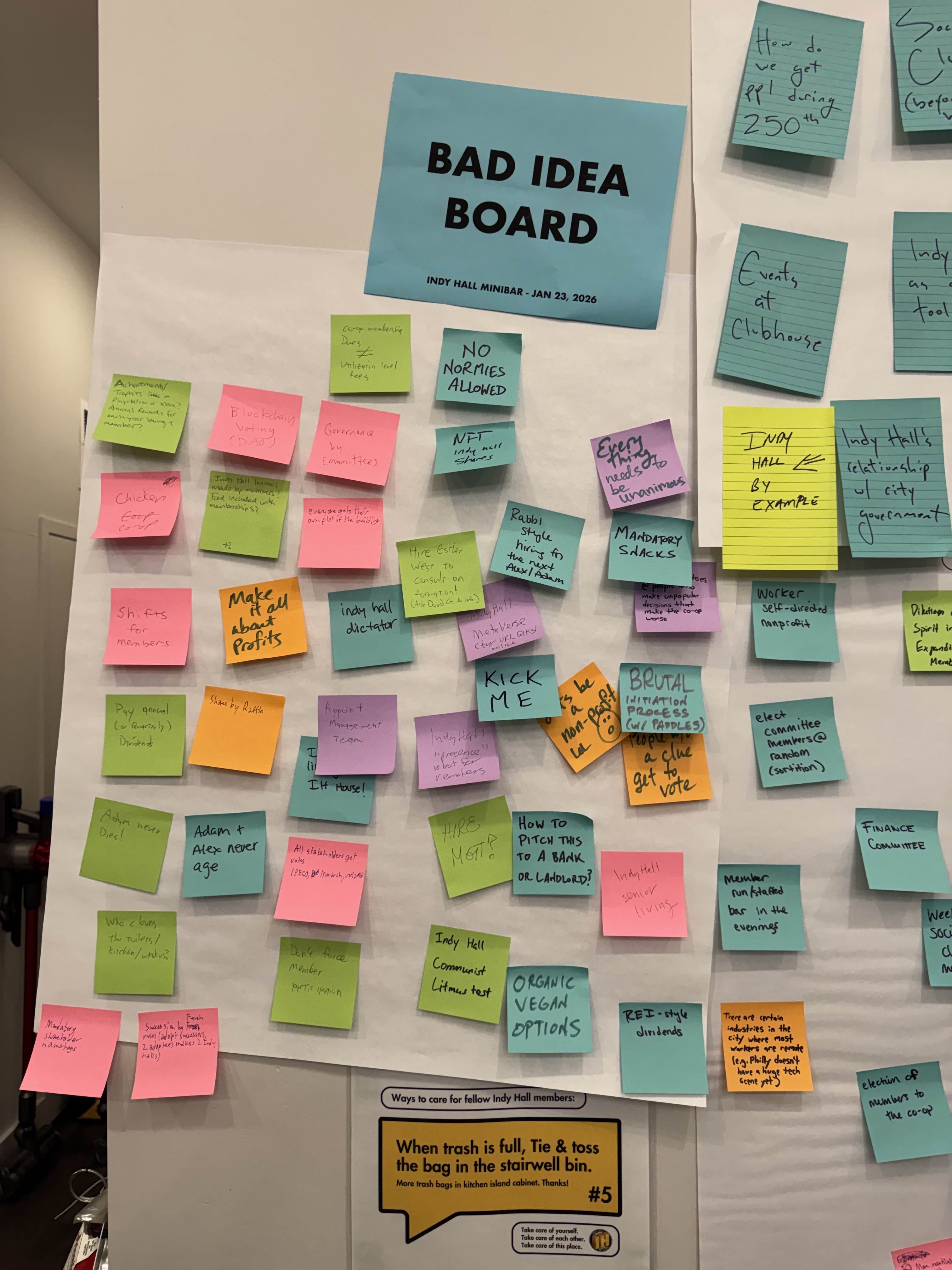 The Bad Idea Board